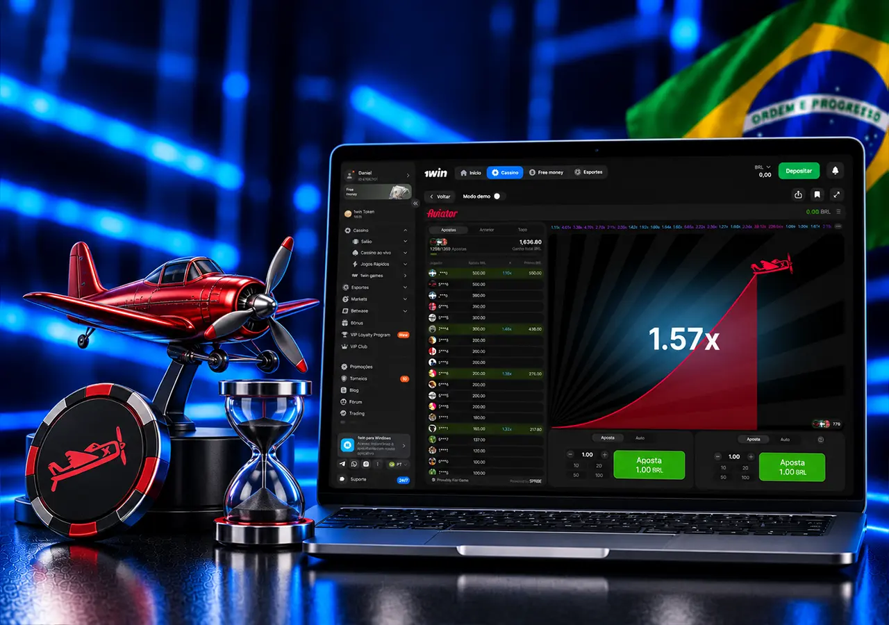 Introdução ao Aviator na 1win para o público brasileiro